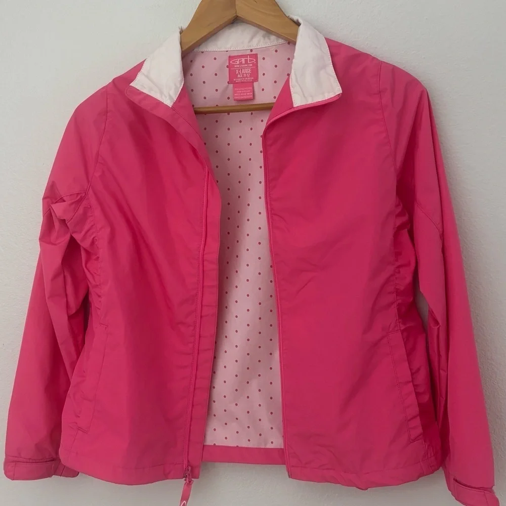Garb Girls ‘Berlyn’ Pink Golf Active Jacket XL (Tween 11–12) Lightweight Zip-Up